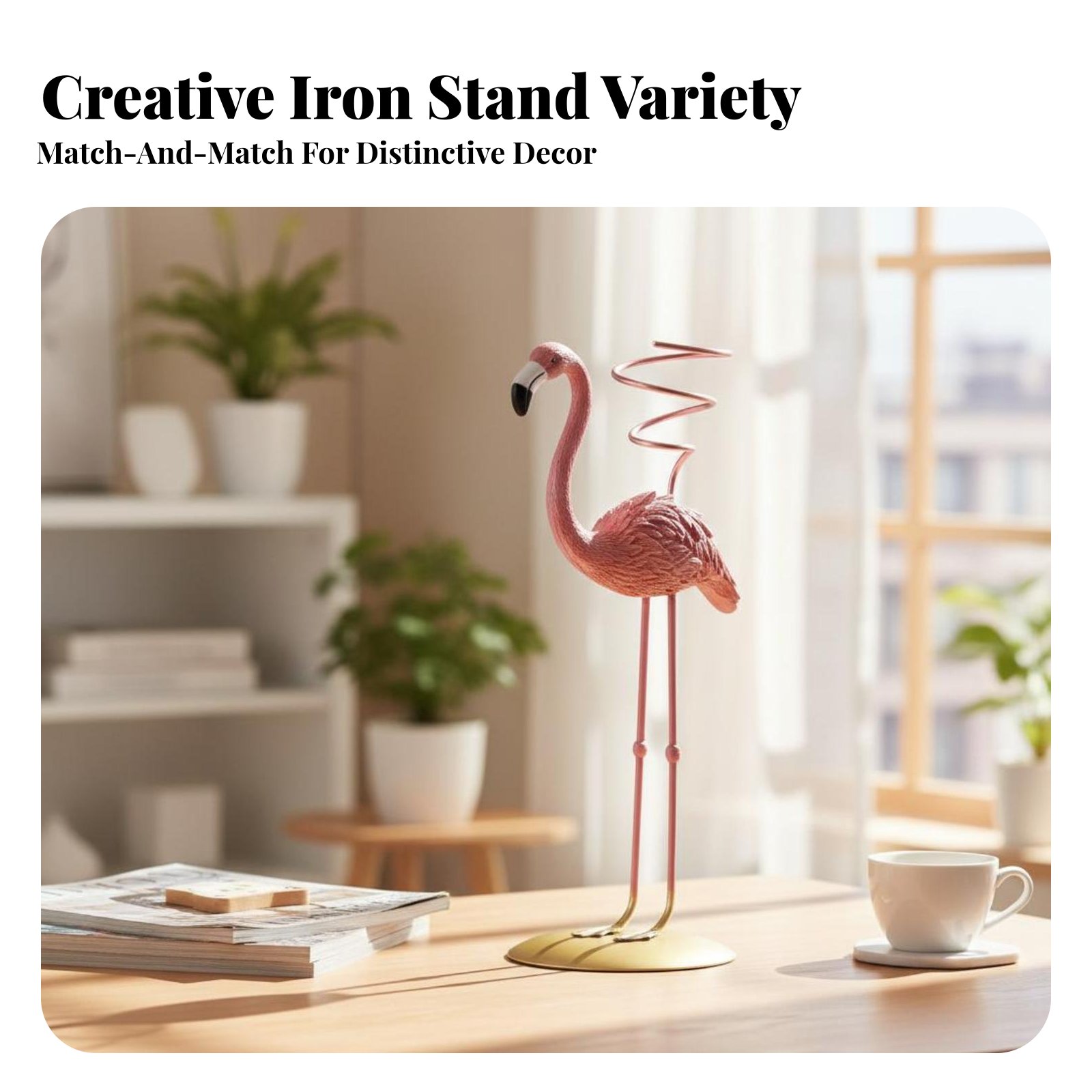 Air Plant Tillandsia - Geometrik Tillandsia Tutucu İskandinav ve Tasarım