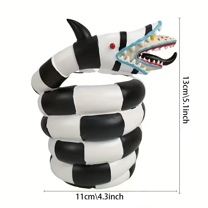 1 Adet Siyah Beyaz Yılan Şekli - Snake Plant Ceramic incelemesi ve fiyatı